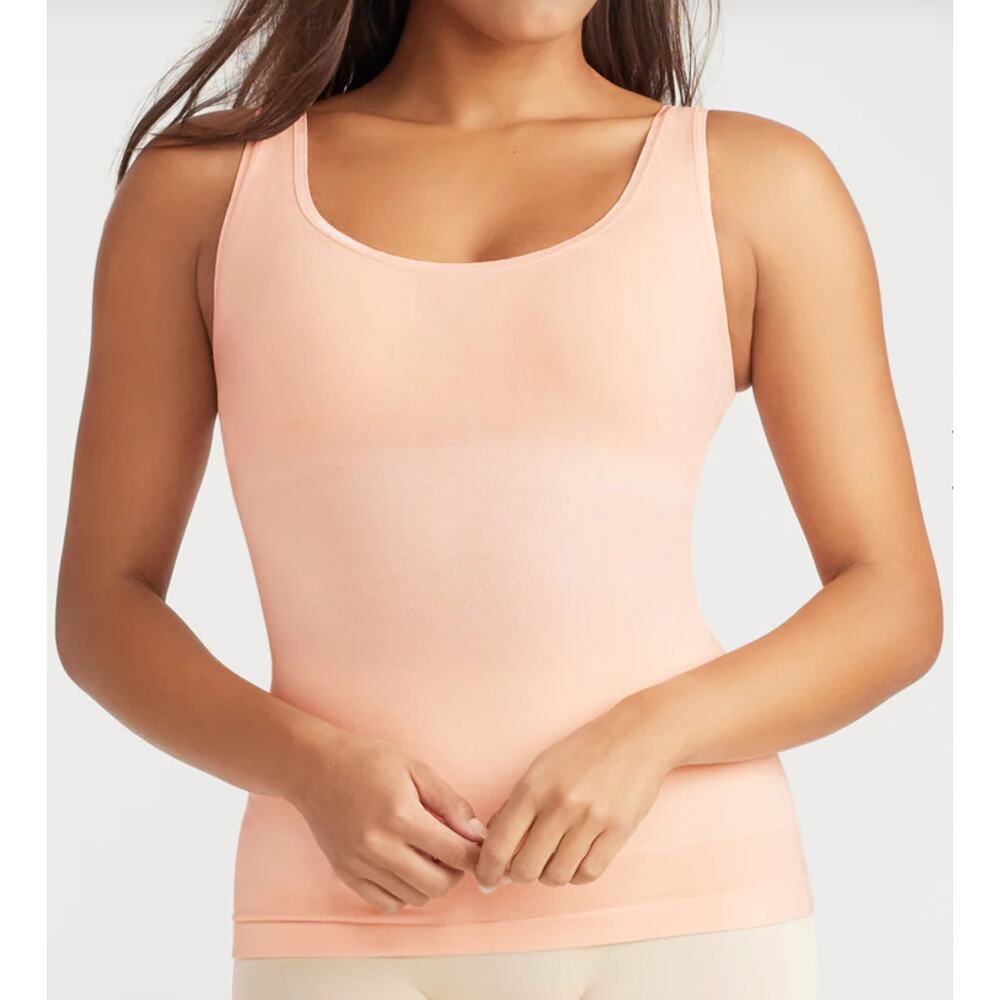 YUMMIE NWT 2-Way Shaping Tank  Outlast® Seamless Petal Pink English Rose M/L